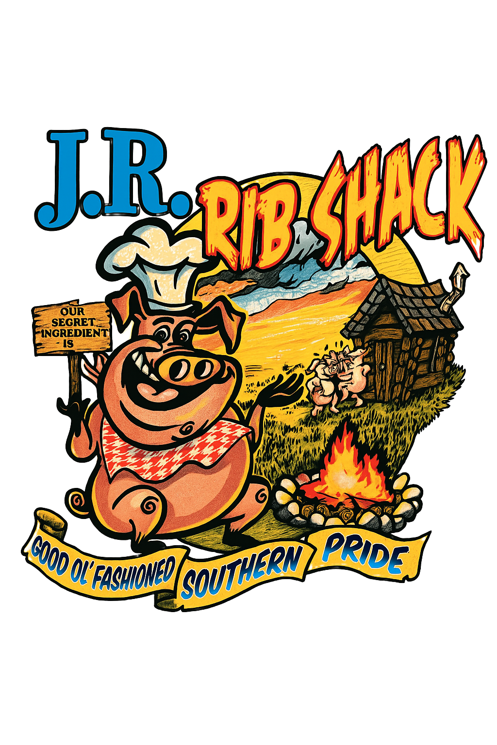 JR's Rib Shack Logo